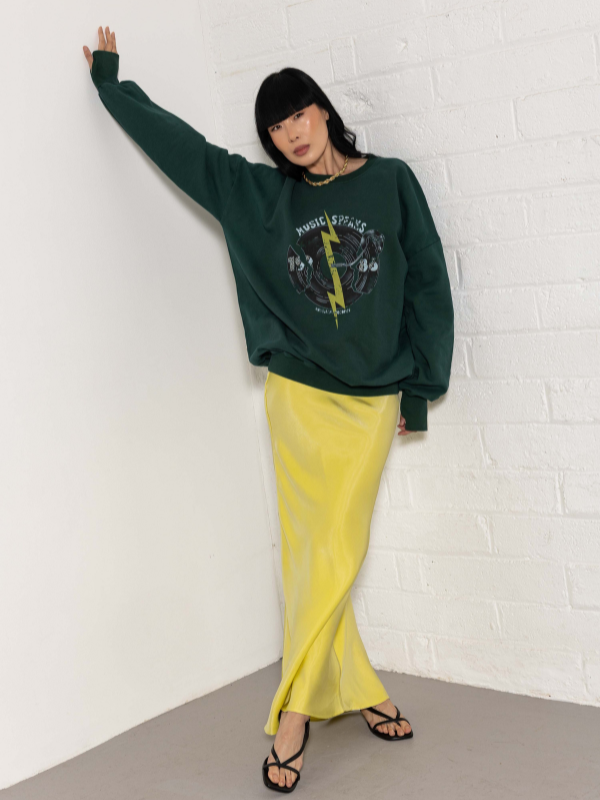 Wonder Sweater - Green Record