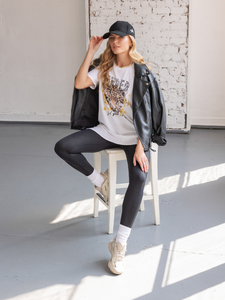 Wonder T-shirt - White Leopard