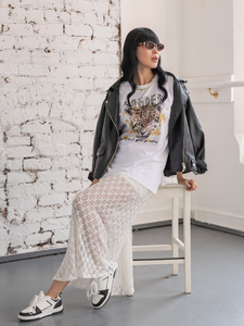 Wonder T-shirt - White Leopard