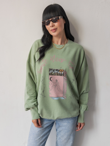 Wonder Sweater - Matcha Matchstick