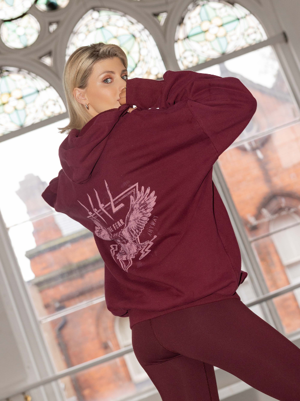 Wonder Hoodie - Burgundy FTF