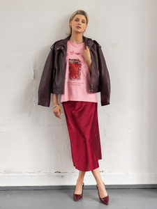 Cru T-shirt - Pink Matchstick Box