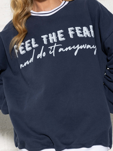 Wonder Sweater - Navy White FTF