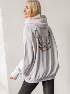 Grey sweatshirt hoodie online